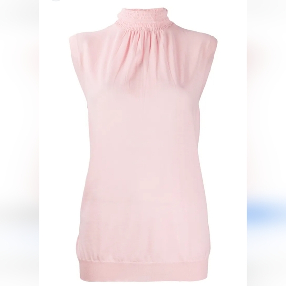 Prada NWTs High-neck Sleeveless Knitted Top - Picture 1 of 13